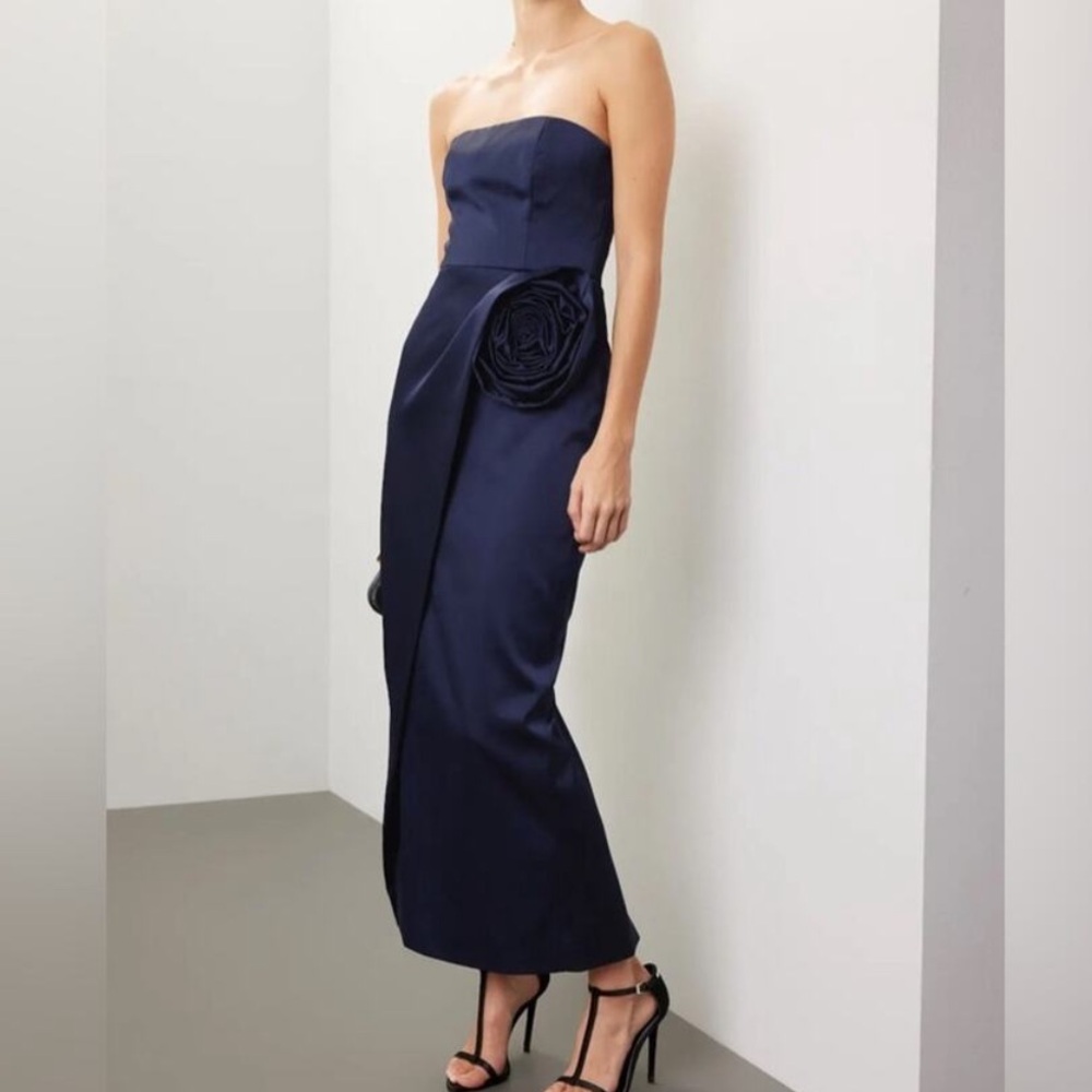 Ronny Kobo Pradova Dress Navy